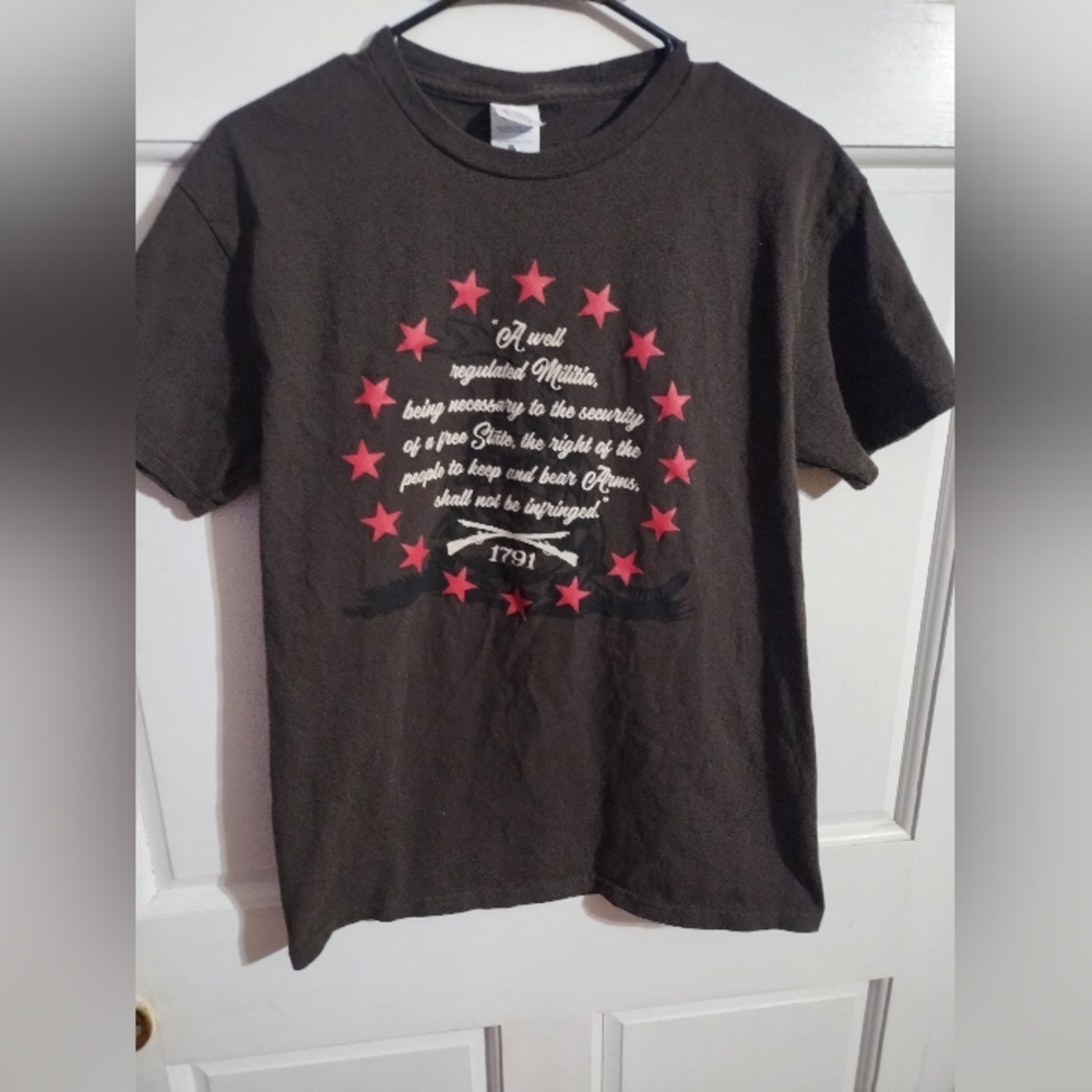 Rural King Patriot militia 1776 Men's Short Sleeve  T-Shirt, sz medium